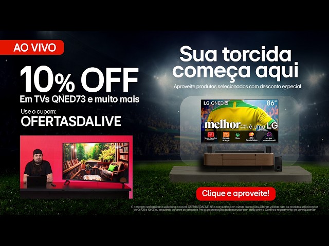 LG QNED73 TVs with 10% OFF using coupon code OFERTASDALIVE | Live LG
