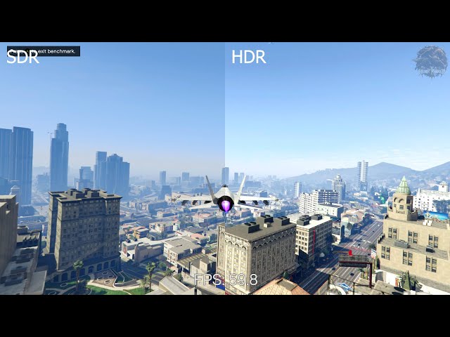 Grand Theft Auto V SDR vs HDR Part I
