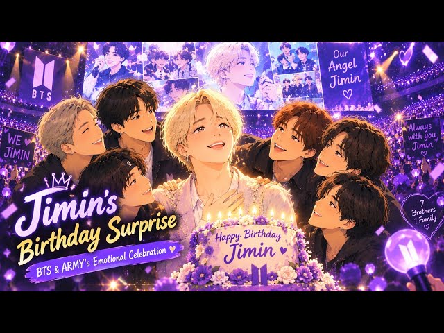 Jimin’s Emotional Birthday Surprise: A Magical Ghibli-Style Story