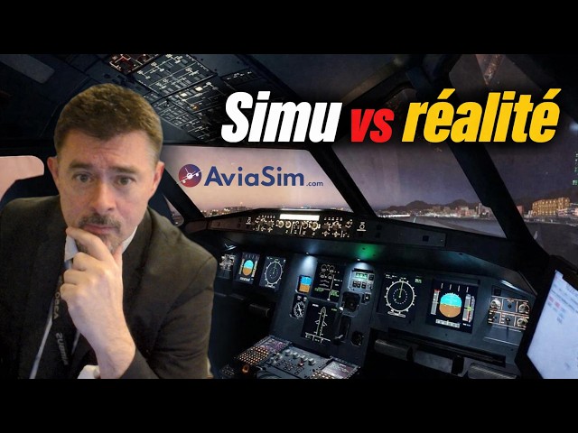 A pilot evaluates an Aviasim Simulator!