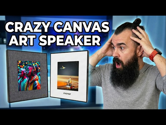 This Speaker Turns Music Into VISUAL ART and It's Insane - MONAR AI Canvas Speaker