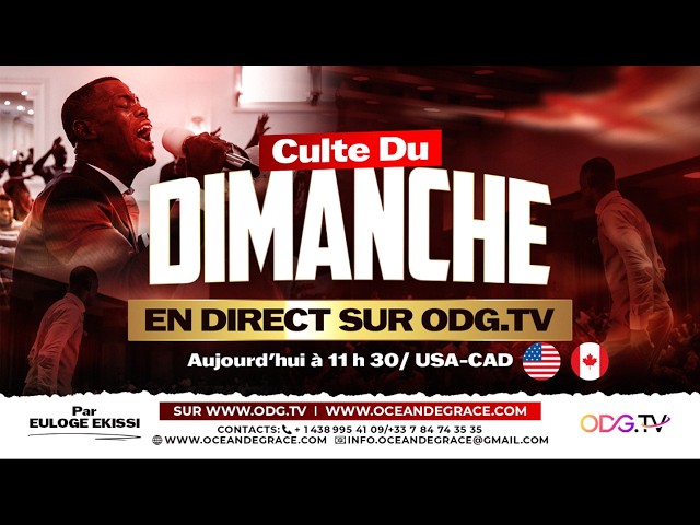 CULTE DU DIMANCHE-LE RETOUR À LA PUISSANCE DE L'ÉGLISE PRIMITIVE || TEMPS DE PRIÈRE @EULOGE EKISSI