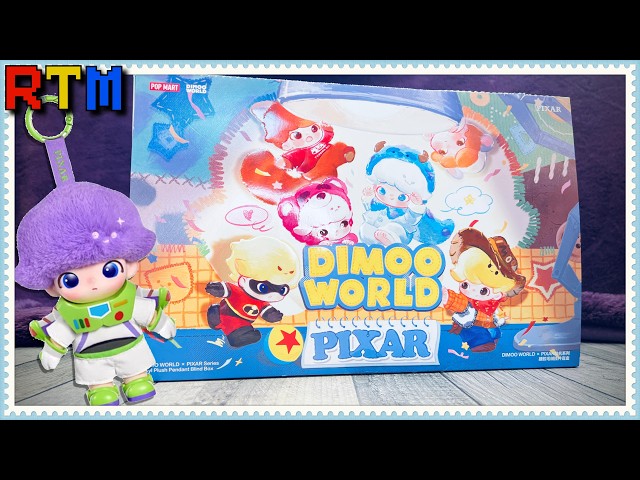 DIMOO WORLD PIXAR Plush Pendant Blind Box opening a 6 pack! Did we get the SECRET ?? #popmart 