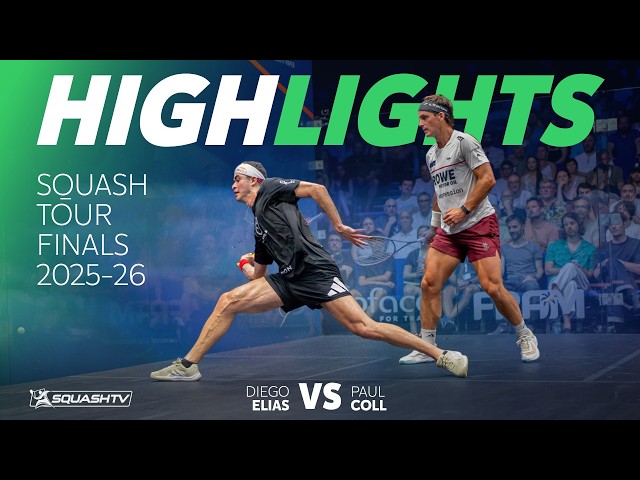🇳🇿 Coll v Elias 🇵🇪 | PSA Squash Tour Finals 2025-26 | FINAL HIGHLIGHTS