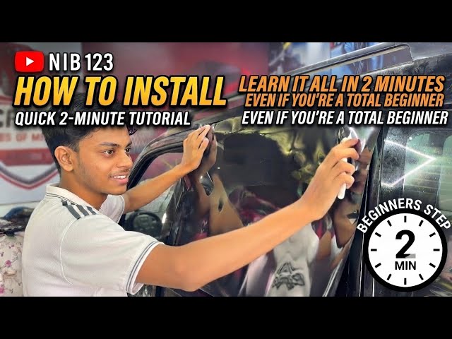 How to Install Sun Film: Quick 2-Minute Tutorial for Beginners
