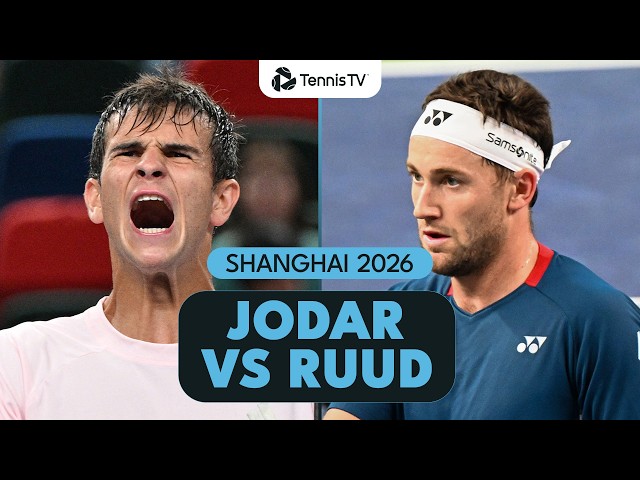 Rafael Jodar vs Casper Ruud For A Spot In The Semis 🔥 | Shanghai 2026 Highlights