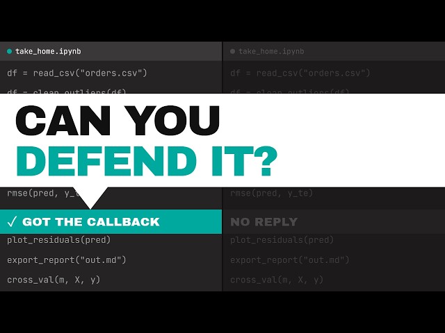 AI Can Solve Your Data Science Take-Home. Can You Still Defend It?