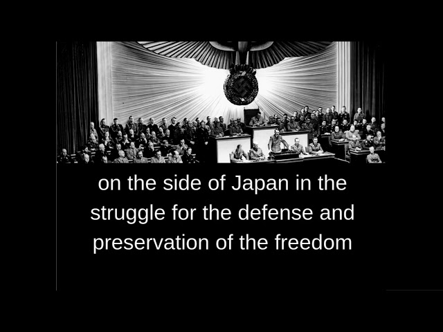 Hitler’s Declaration of War Against the United States in the Reichstag 1941