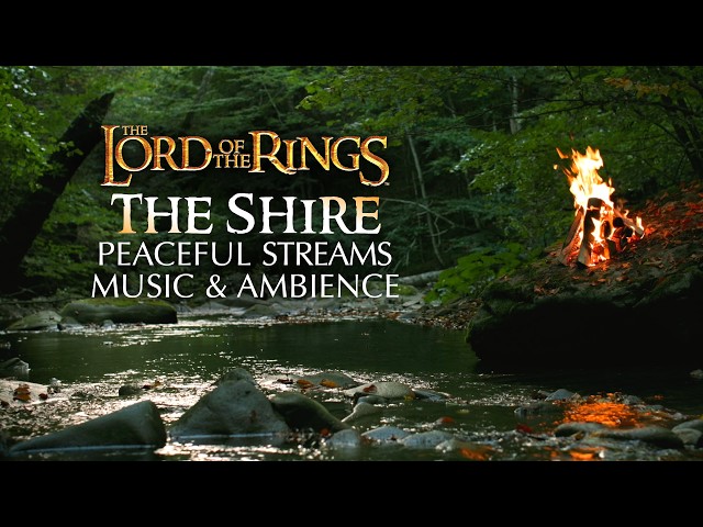 Lord of the Rings | 🌿 The Shire, Peaceful Streams with Music & Ambience, Human-Made @TheEscaper4K