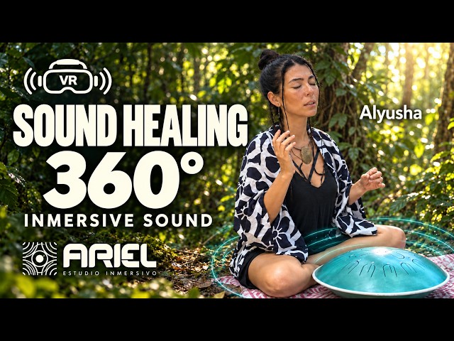 Sound Healing in the Forest with Alyusha | 360° VR Meditation