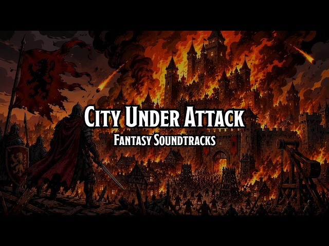 City Under Attack | D&D/TTRPG Battle/Combat/Fight Music | 1 Hour | Copyright free