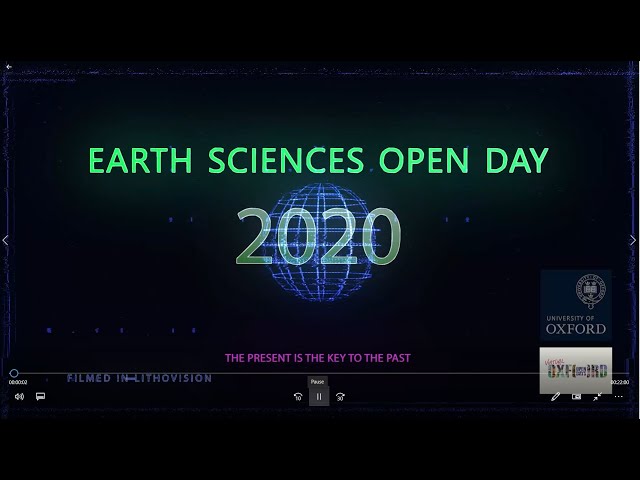 Welcome & Introduction to Oxford Earth Sciences