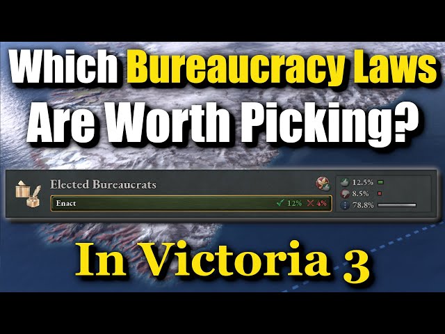 Which Bureaucracy Laws Are Worth Picking in Victoria 3's Patch 1.9.8?