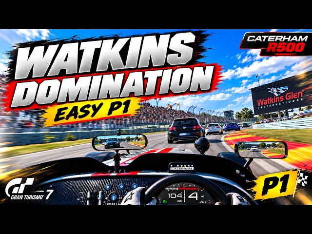 GT7 Caterham R500 Dominates Watkins Glen | Another IMSA Circuit!