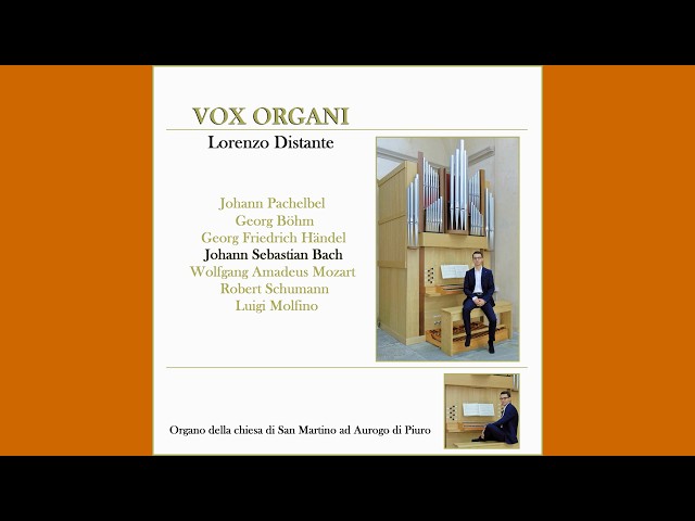 J.S. Bach: "Schmücke dich, o liebe Seele, BWV 654" Lorenzo Distante, organo / Piuro, 21-09-2026