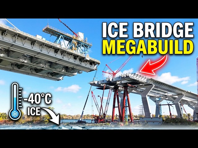 The Longest ICE Bridge in the World: Canada's 13 KM Ice Crossing