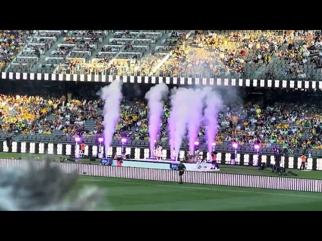 Audrey Nuna Half Time Performance at 2026 AFC Women's Asian Cup Opening Match #kpopdemonhunters