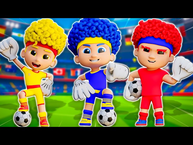 Brushing Teeth and Playing Soccer! Trrr-Ra-Ta-Ta | D Billions Kids Songs