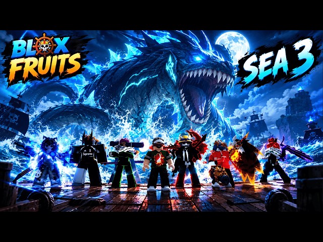 LIVE! Berburu Monster Laut dan Leviathan Part 7| Blox Fruit