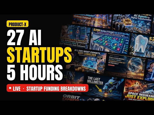 LIVE: $870M Series A, Robots, Quantum — 27 AI Startup Deals Explained