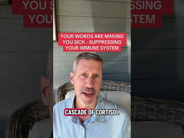 YOUR WORDS ARE MAKING YOU SICK - SUPPRESSING YOUR IMMUNE SYSTEM