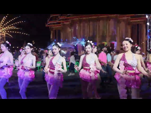 [DJImini5Pro]【#PhetchaburiDance】#รำวงเพชรบุรี✿workout dance🎼โดรน✿แสนรักชูดวง🎼วัดชะอำคีรี🎼สวยงาม EP.3