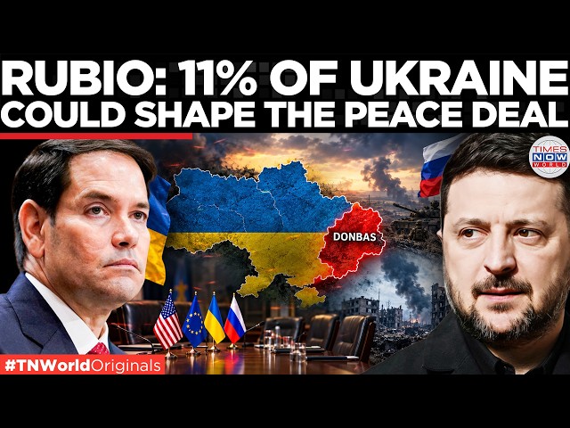 Russia-Ukraine Peace Talks: Will Donbas Decide the Fate of Trump’s Deal? | Times Now World