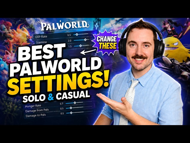 The BEST Palworld Custom Settings You Need to Change!