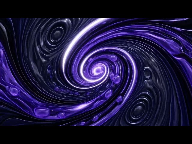 Violet Liquid Chrome 4K VJ Loop | Dark Techno Purple Visuals