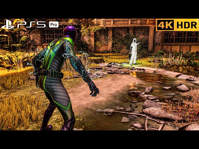 (PS5 PRO) Prowler fights Mr Negative Spiderman 2 | 4K HDR |