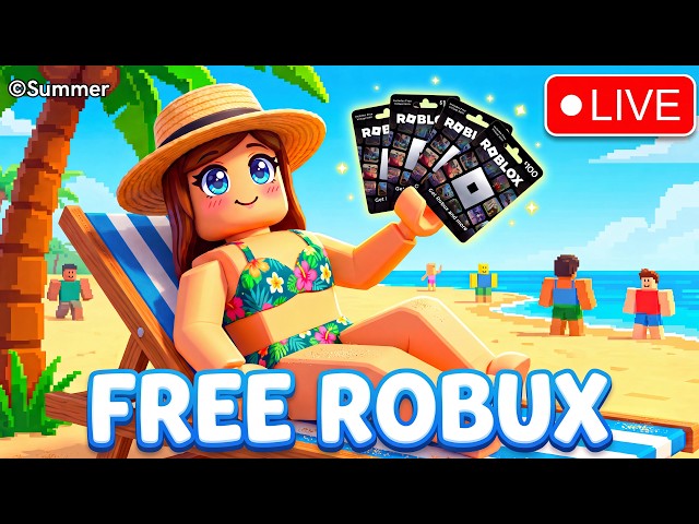 🔴FREE 250,000 ROBUX GIVEAWAY LIVE! (FREE ROBUX)
