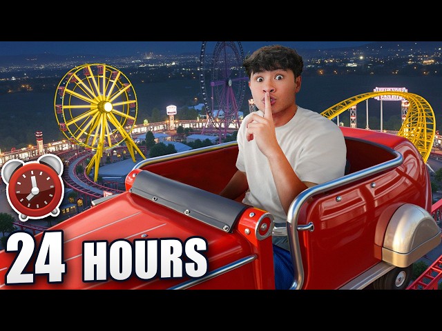 24 HOUR OVERNIGHT CHALLENGE in UNIVERSAL STUDIOS!