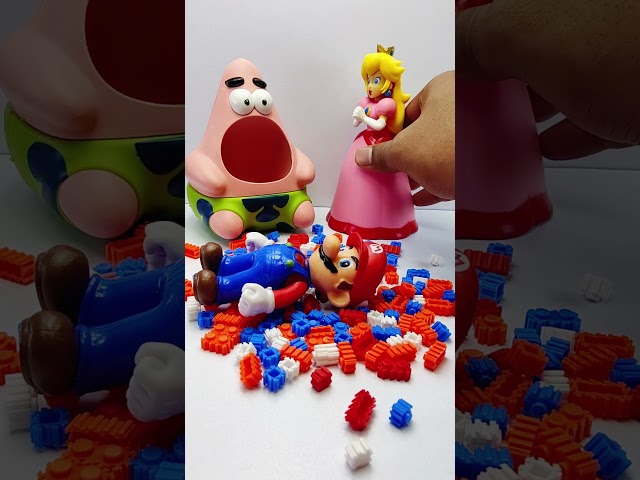 Satisfying Unboxing Super Mario Bros -Princess Peach vs Patrick Star Toy Fun Videos