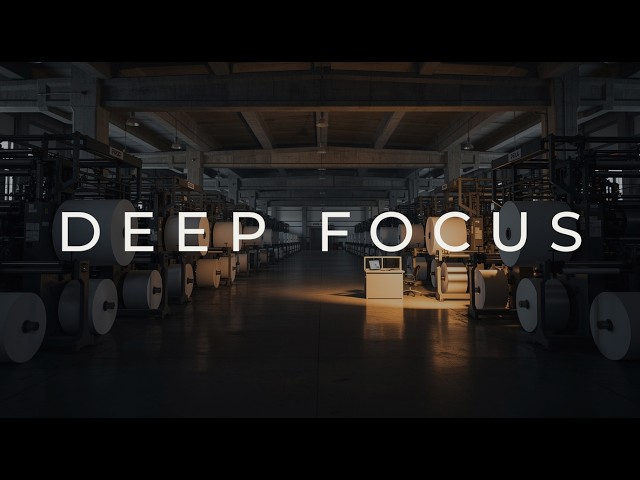 DEEP FOCUS — Dub Techno & Minimal Techno for Coding | Automated Print Hall