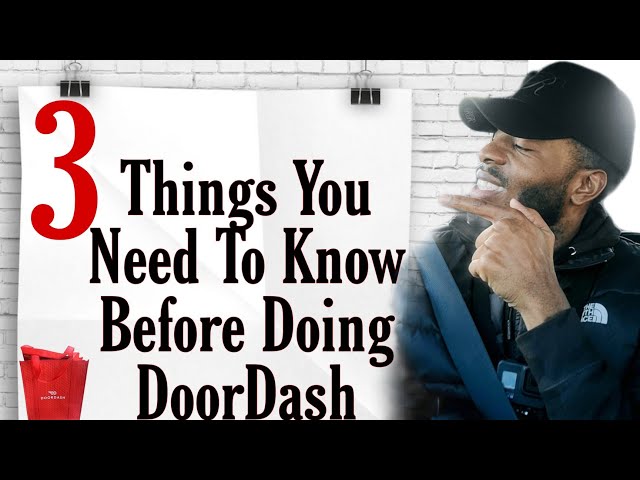 3 Things You Need To Know Before You Start Driving For Doordash! Doordash Tips and Tricks