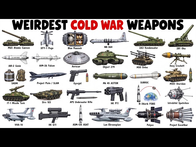 The Strangest Cold War Weapons Ever Built Explained