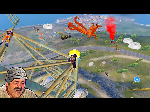 Victor 1000 IQ 😂 PUBG FUNNY MOMENTS 🤣  New Mode - Naruto x PUBGM 