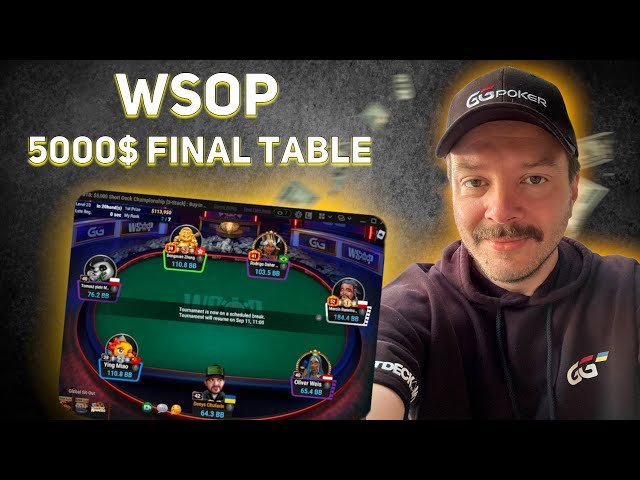 Final Table Showdown: $5,000 WSOP Short Deck Main Event! 🃏💥 #ShortDeck #WSOP2024