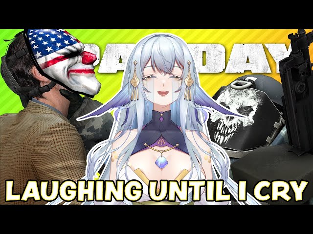 LAUGHING SO HARD I CAN'T BREATHE!! | TheRussianBadger PayDay 2 | VTuber Reacts