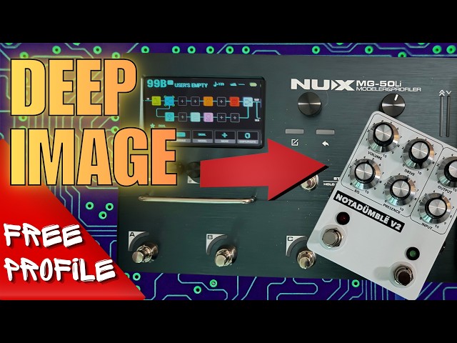 NUX MG 50 Deep Imaging, A HOW TO: Profiling Effects Pedals