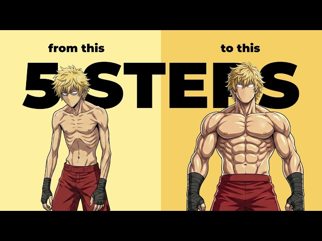 How to build MUSCLE as a FIGHTER (IN 5 STEPS)