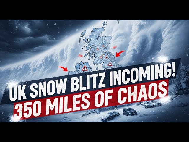 UK's Epic Snow Blitz 350+ Mile Arctic Invasion!