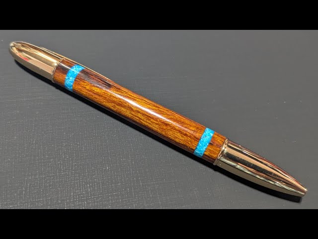 Live: Turning Desert Ironwood with Turquoise Stone Inlay Part II