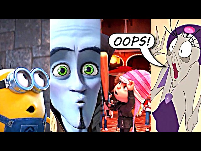 "Oops!" Compilation of Random Moments | 1 Second from Animated Movies