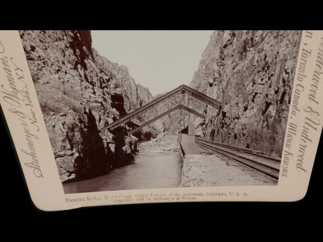 Hanging Bridge, Royal Gorge, Colorado, 1898 (silent, still image)