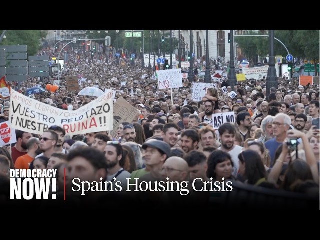 Forcible Eviction of 87-Year-Old Madrid Woman Sparks Protest Encampment over Spain's Housing Crisis