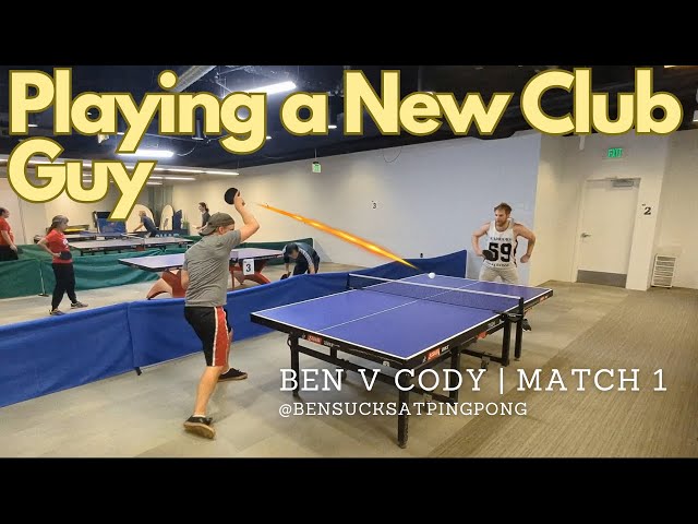 First Match vs Cody: Welcoming a New Club Member 🏓