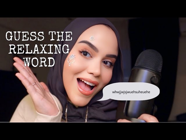 Asmr guess the trigger word 💭لعبة هتخليك تغرق في النوم