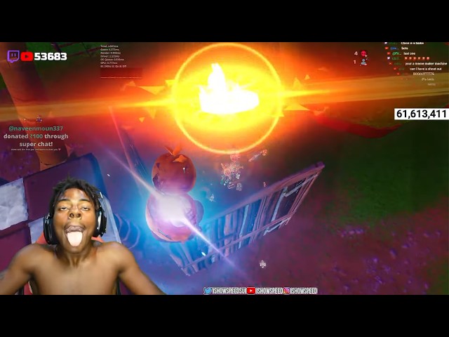 iShowSpeed RECREATES The “iShowMeat” Incident With The Chica Fortnite Skin 😭💀