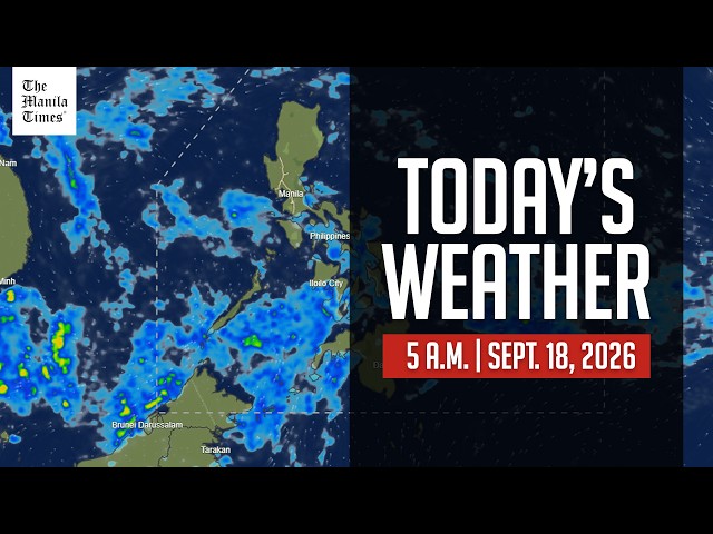 Today's Weather, 5 A.M. | Sept. 18, 2026